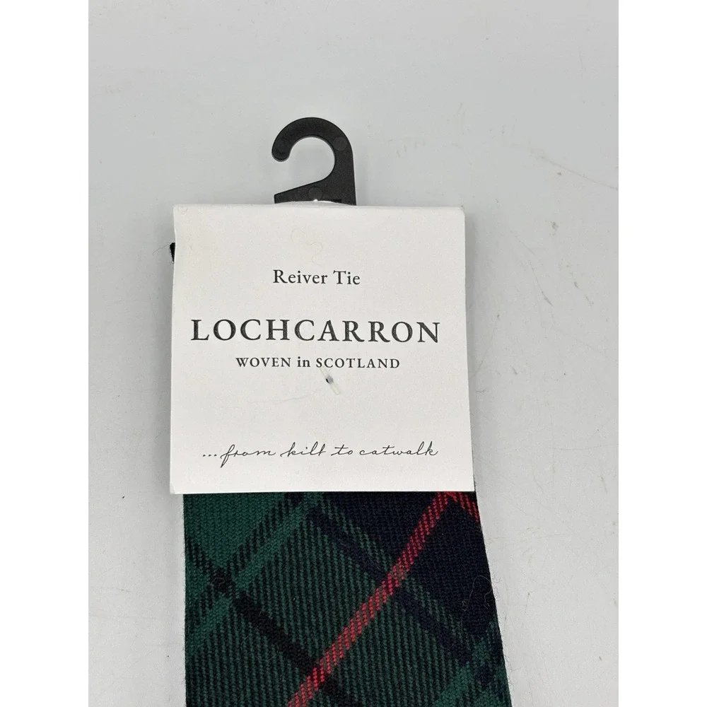 Lochcarron of Scotland Mens Tie New Tartan Reiver 100% Wool Davidson Clan